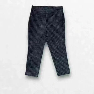 So Slimming Chico's Polkadot Black/White Crop Pants Size 10​​